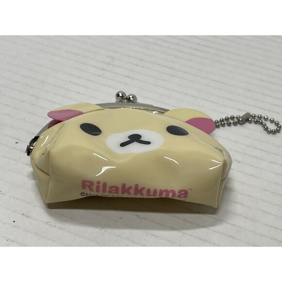 San-X Rilakkuma Coin Pouch Change Purse Mini Wallet 2016 Kisslock - Picture 2 of 5